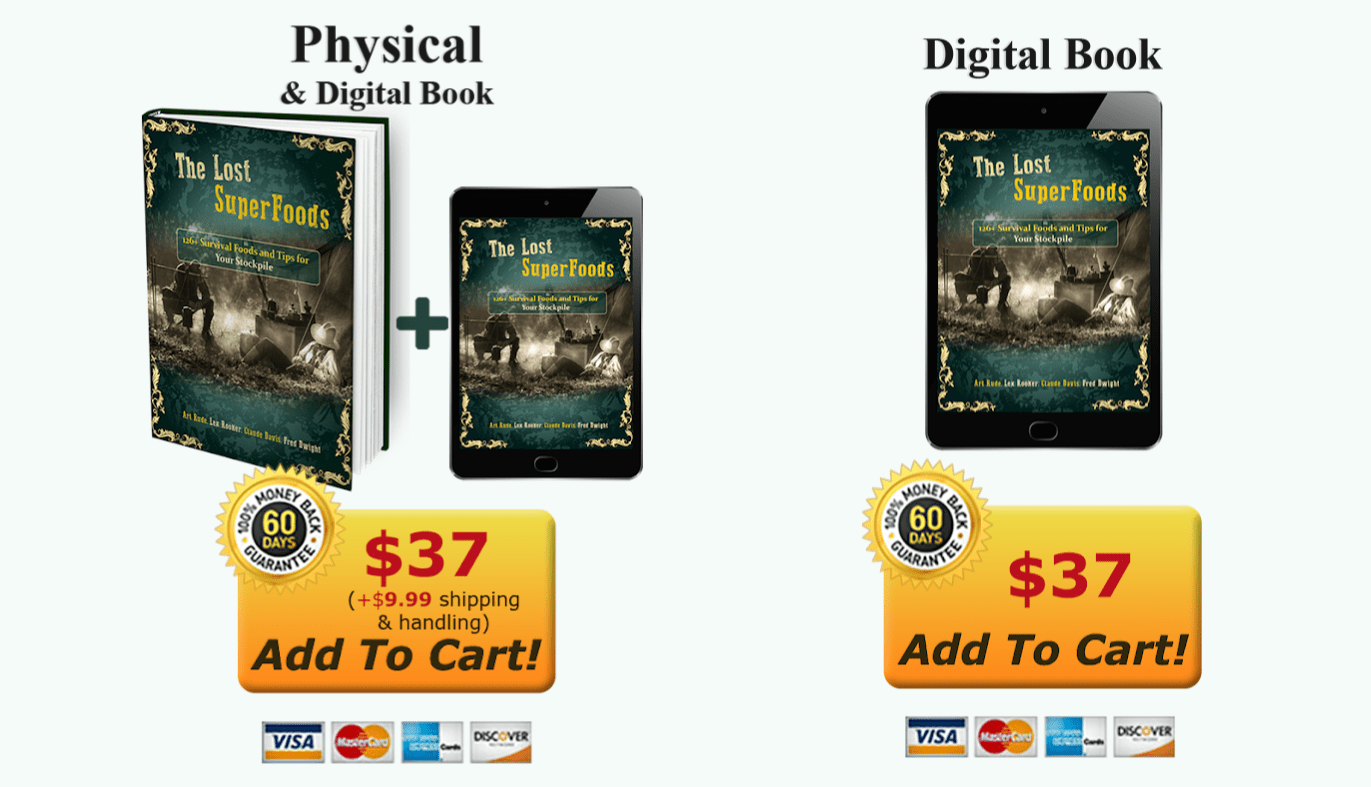 The Lost SuperFoods price